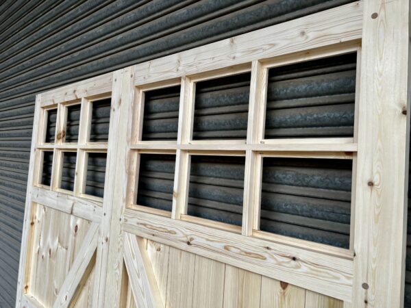 12 Pane Super Heavy Duty Wooden Garage Door
