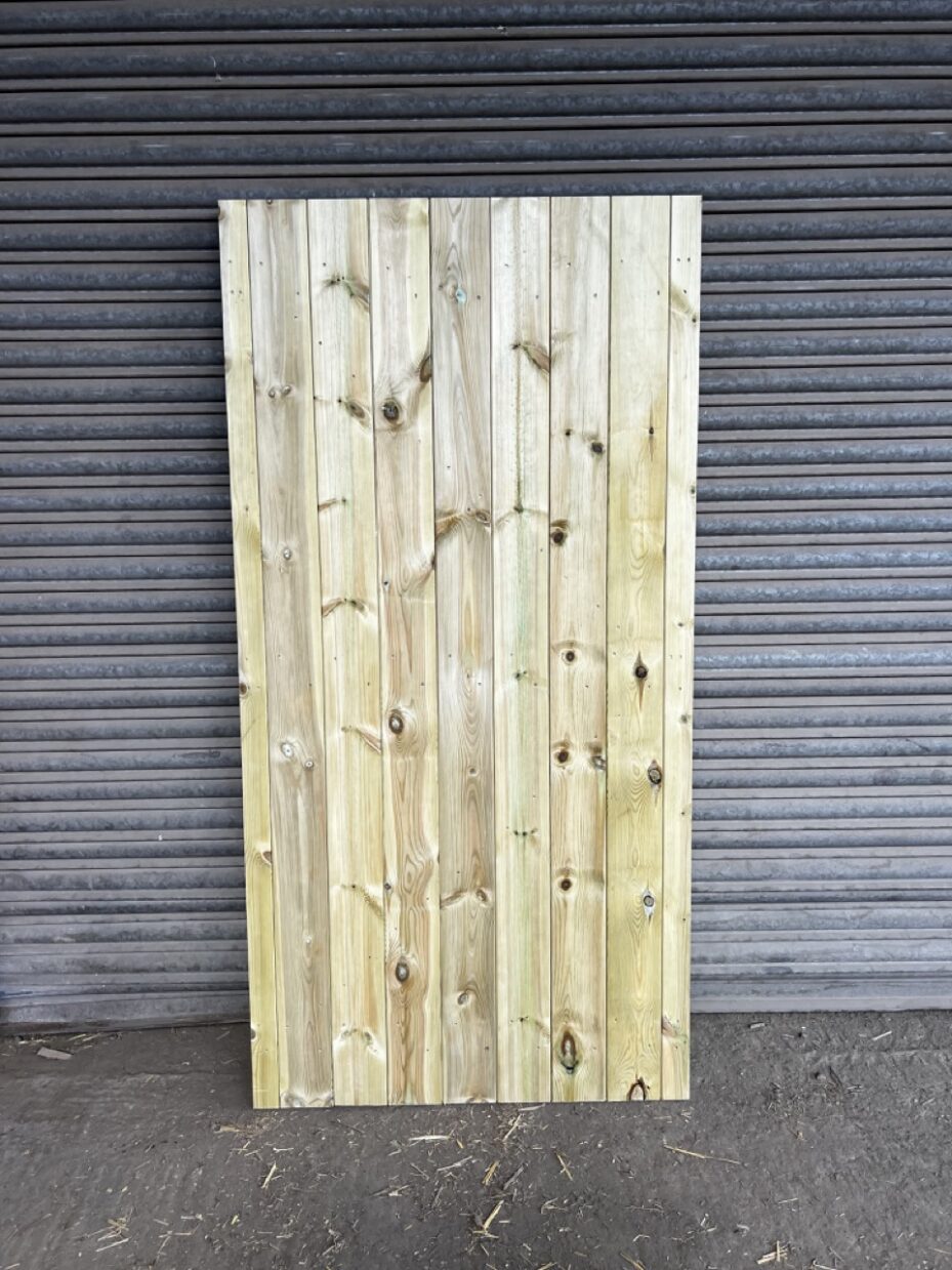 5ft Tanalised matchboard garden side gate