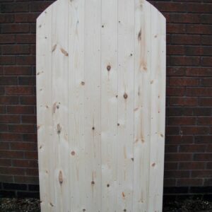Curved top 5ft wooden garden gate