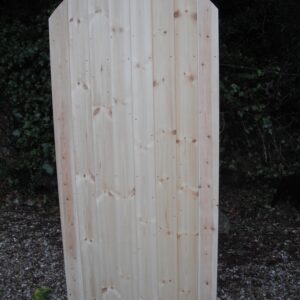 6ft curved top garden side gate